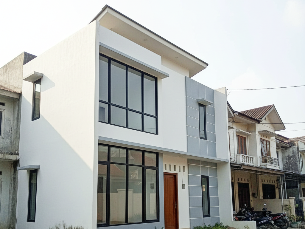 Desain Rumah Modern Minimalis di Teluk Betung